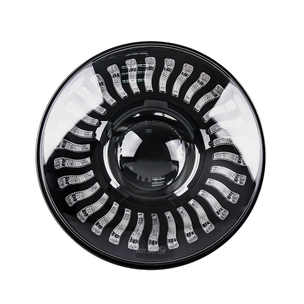 Daymaker de 7 pulgadas Petal RGB Halo Angel Eyes Jeep Flight JG-J008