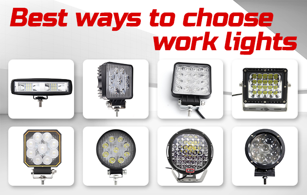 5 formas de elegir una luz de trabajo