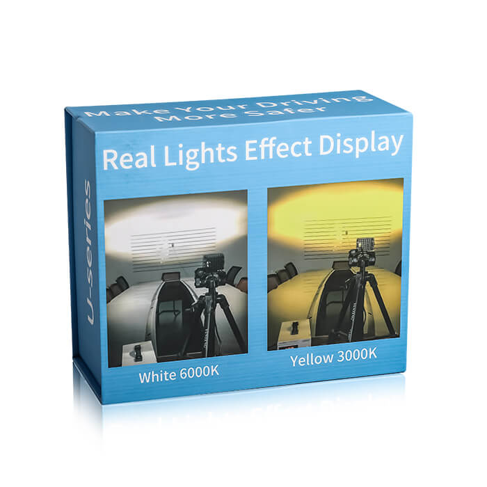 Luz de trabajo LED de doble color de voltio de trabajo amplio con dos lentes JG-993C