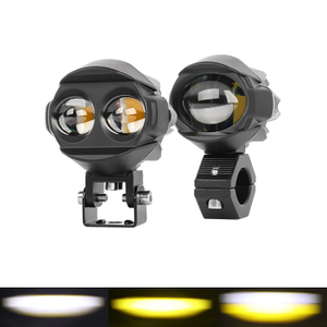 Luces de conducción de motocicleta de proyector Dual color JG-MF01